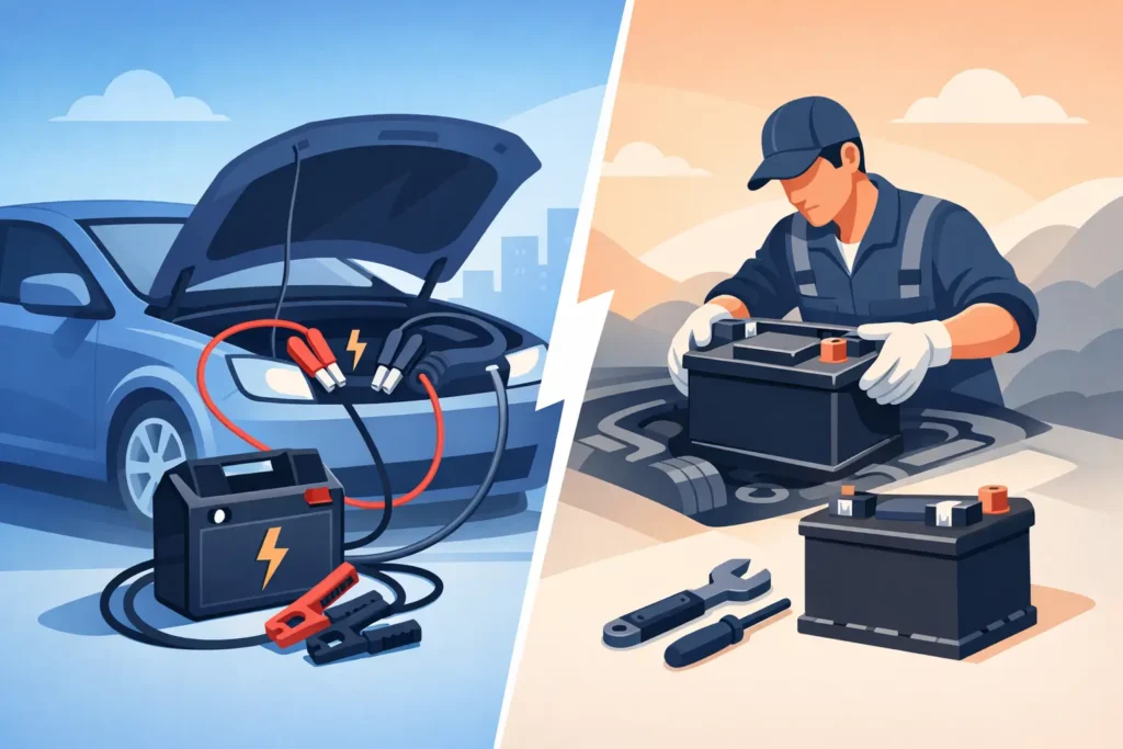 Jump Start vs Battery Replacement