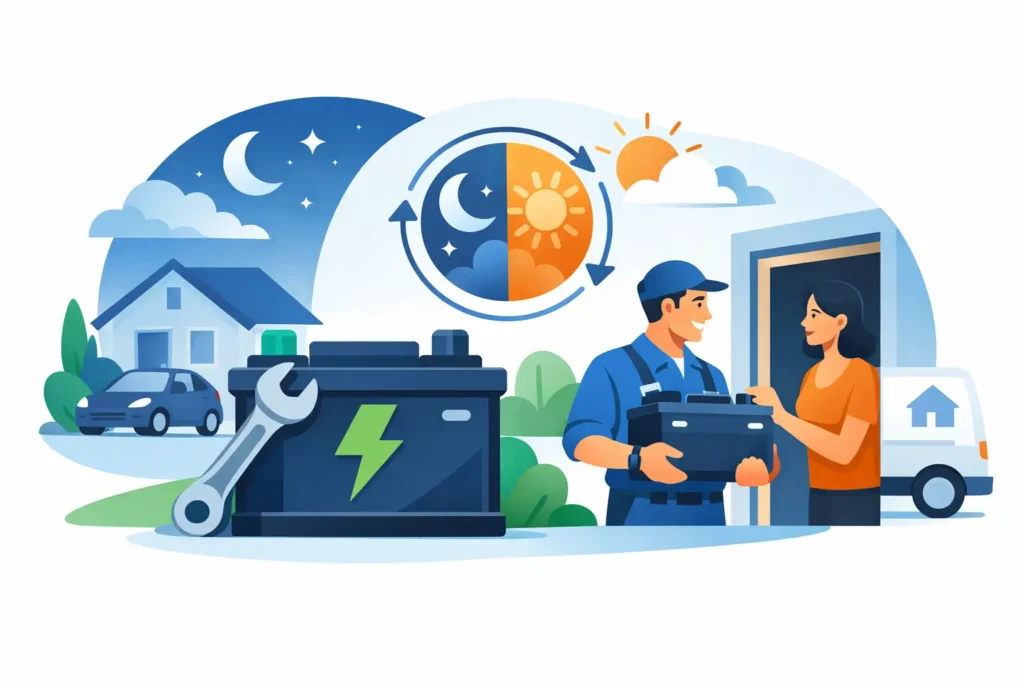 24 7 Battery Replacement at Home Explained