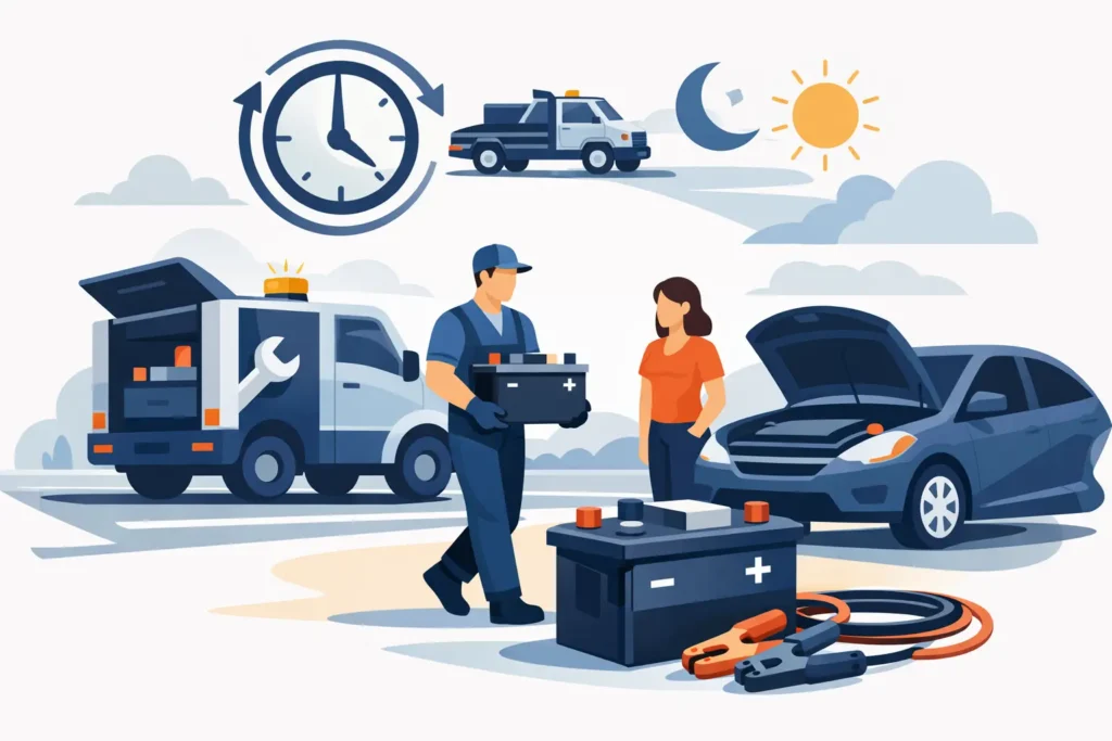 24 7 Roadside Battery Service When You Need It