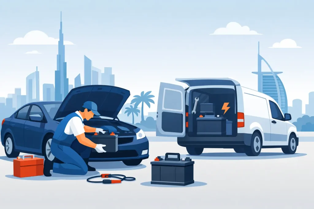 Car Battery Replacement Dubai: Fast Help On-Site