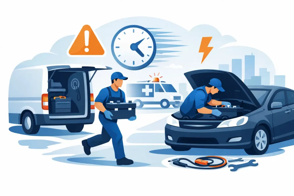 Emergency Battery Replacement Service, Fast
