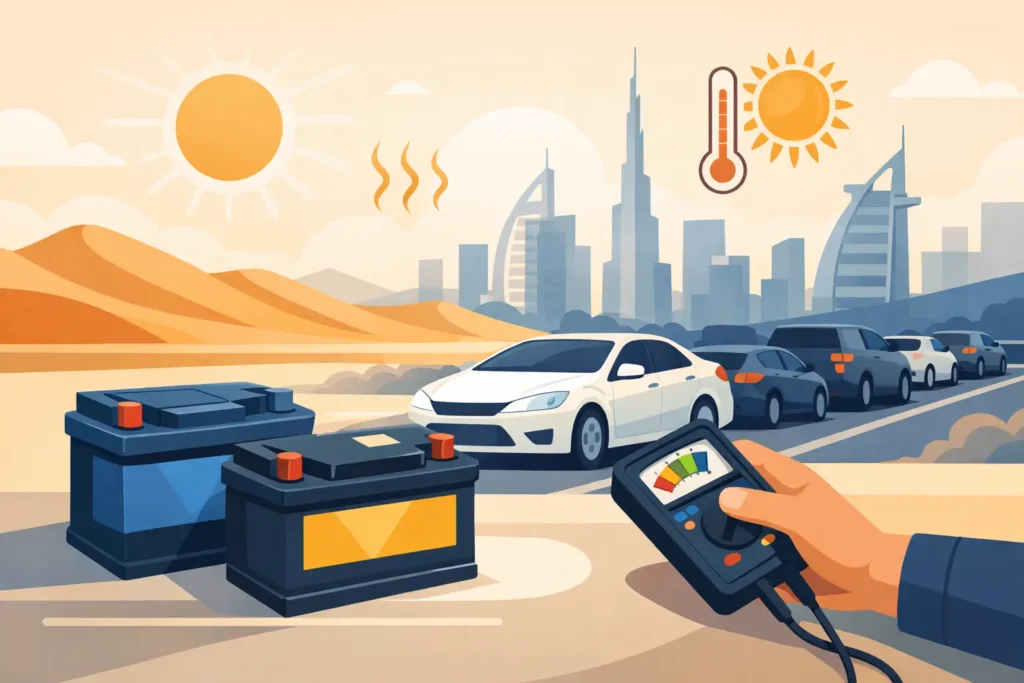 How to Choose Car Battery for UAE Heat and Traffic