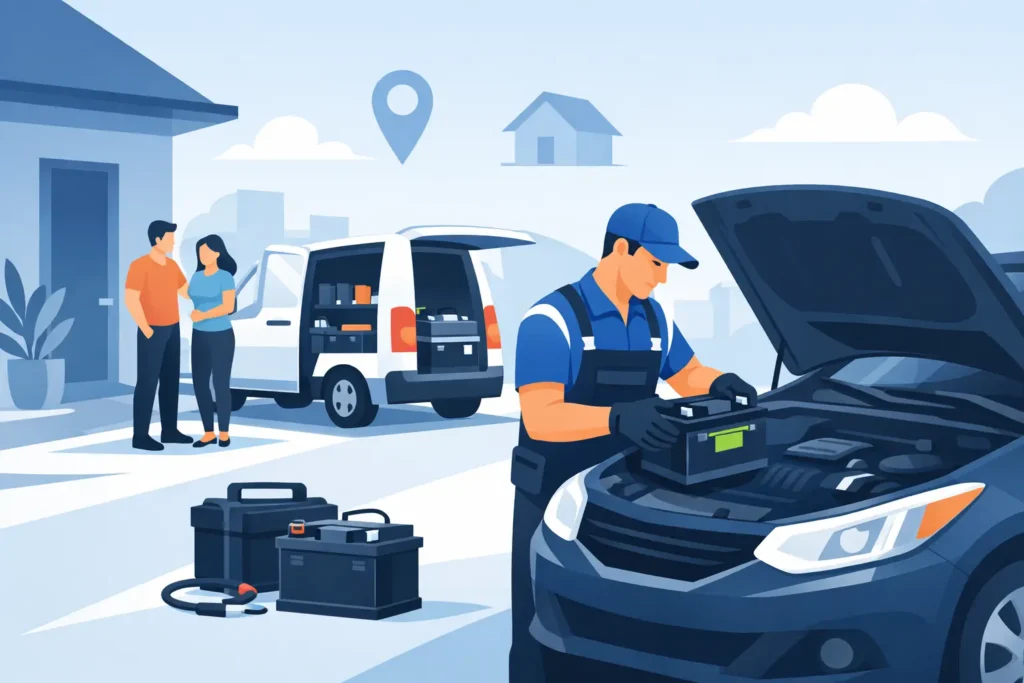 Mobile Battery Fitting Service at Your Doorstep