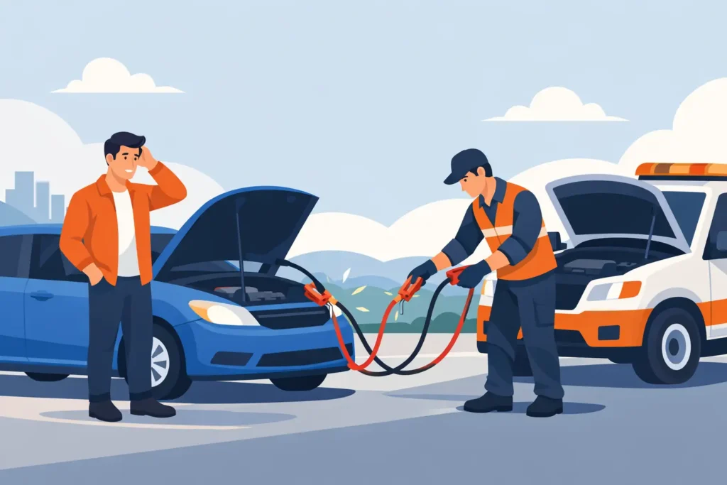 Roadside Jump Start Service When Your Car Won’t Start
