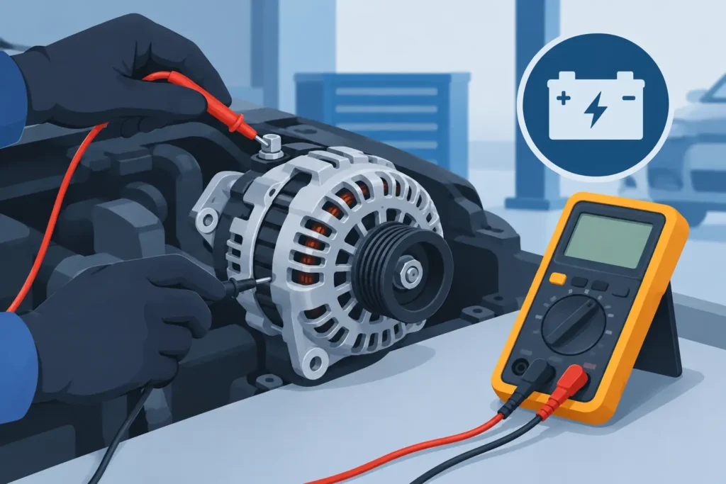 How to Check Alternator Output Voltage Safely