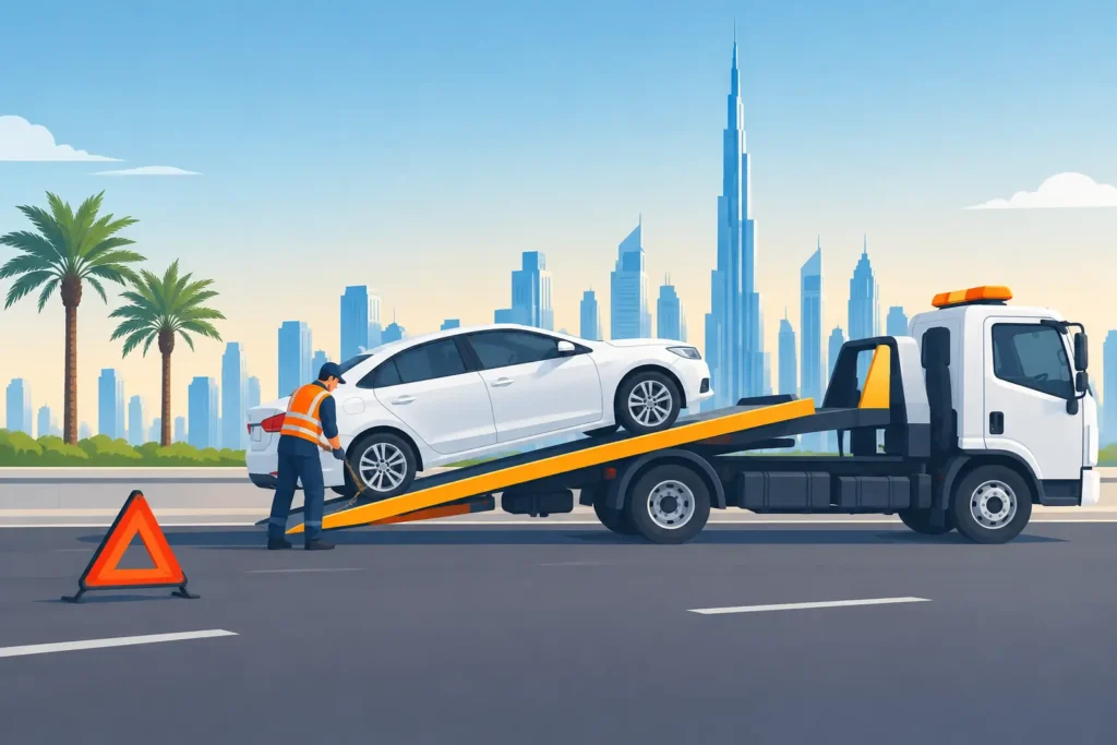 Vehicle Recovery Safety Guide UAE for Drivers
